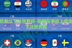 手机怎么下注世界杯-如何在手机上安全地下注世界杯
