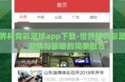 世界杯竞彩足球app下载-世界杯竞彩足球，激情与策略的完美融合