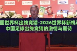 中国世界杯出线竞猜-2026世界杯新机遇，中国足球出线竞猜的激情与期待