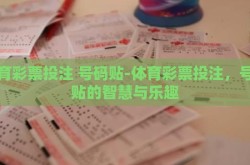 体育彩票投注 号码贴-体育彩票投注，号码贴的智慧与乐趣