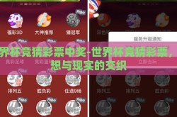 世界杯竞猜彩票中奖-世界杯竞猜彩票，梦想与现实的交织