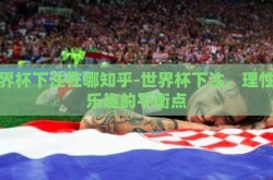世界杯下注在哪知乎-世界杯下注，理性与乐趣的平衡点