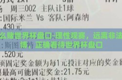 怎么赌世界杯盘口-理性观赛，远离非法赌博，正确看待世界杯盘口