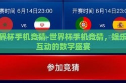 世界杯手机竞猜-世界杯手机竞猜，娱乐与互动的数字盛宴
