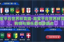 淘宝平台世界杯竞猜-淘宝平台世界杯竞猜，购物与娱乐的奇妙融合