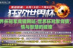 世界杯冠军竞猜网站-世界杯冠军竞猜，激情与智慧的碰撞