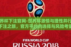 世界杯下注官网-世界杯激情与理性并行的下注之旅，官方平台的选择与风险考量