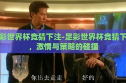 足彩世界杯竞猜下注-足彩世界杯竞猜下注，激情与策略的碰撞
