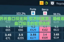 世界杯盘口投注网-世界杯赛事，理性看待盘口投注的智慧选择