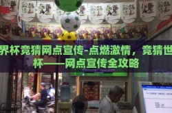 世界杯竞猜网点宣传-点燃激情，竞猜世界杯——网点宣传全攻略
