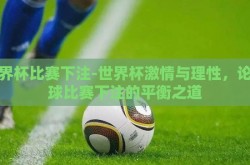世界杯比赛下注-世界杯激情与理性，论足球比赛下注的平衡之道