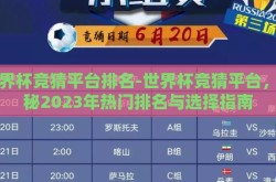 世界杯竞猜平台排名-世界杯竞猜平台，揭秘2023年热门排名与选择指南