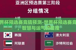 世界杯预选赛竞猜预测-世界杯预选赛竞猜，智慧与运气的碰撞