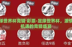 足球世界杯竞猜 彩票-足球世界杯，激情与机遇的竞猜盛宴