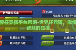 世界杯竞猜平台官网-世界杯竞猜，激情与智慧的碰撞