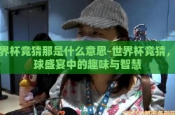 世界杯竞猜那是什么意思-世界杯竞猜，足球盛宴中的趣味与智慧