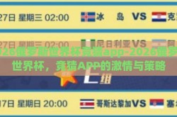 2026俄罗斯世界杯竞猜app-2026俄罗斯世界杯，竞猜APP的激情与策略