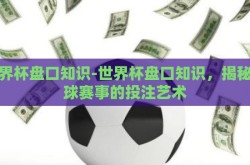 世界杯盘口知识-世界杯盘口知识，揭秘足球赛事的投注艺术