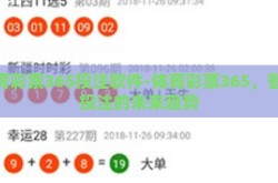 体育彩票365投注软件-体育彩票365，智能投注的未来趋势