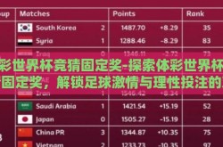 体彩世界杯竞猜固定奖-探索体彩世界杯竞猜固定奖，解锁足球激情与理性投注的双重乐趣