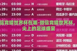 微信竞猜世界杯在哪-微信竞猜世界杯，指尖上的足球盛宴