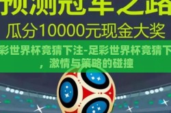 足彩世界杯竞猜下注-足彩世界杯竞猜下注，激情与策略的碰撞