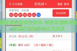 中国体育彩票投注软件-探索中国体育彩票投注软件的多元化与挑战