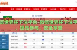 微信世界杯下注平台-微信世界杯下注平台，理性参与，安全享受