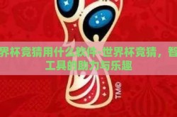 世界杯竞猜用什么软件-世界杯竞猜，智能工具的助力与乐趣