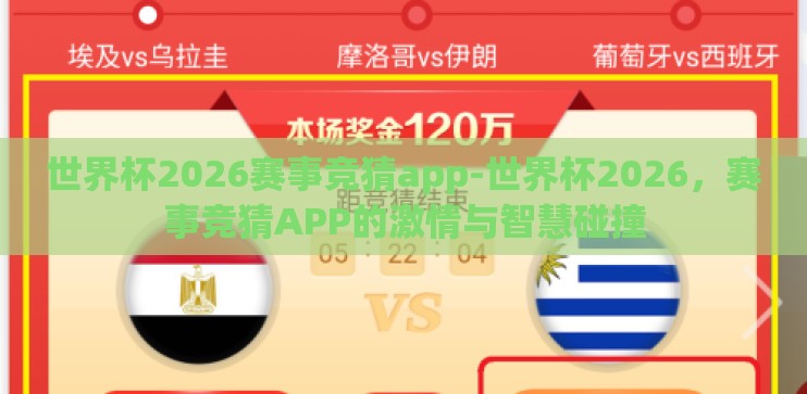 世界杯2026赛事竞猜app-世界杯2026,赛事竞猜APP的激情与智慧碰撞 世界杯2026赛事竞猜app-世界杯2026,赛事竞猜APP的激情与智慧碰撞