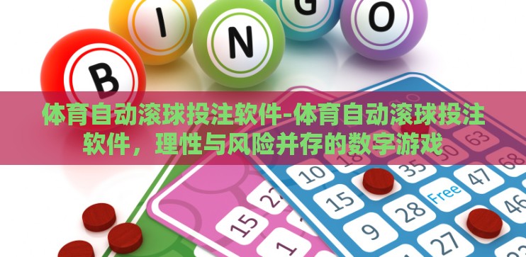 体育自动滚球投注软件-体育自动滚球投注软件，理性与风险并存的数字游戏
