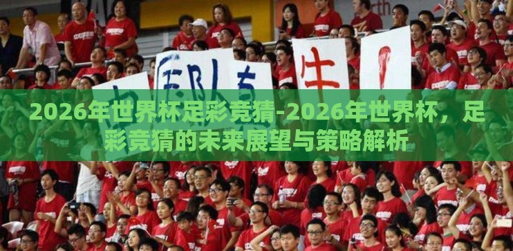 2026年世界杯足彩竞猜-2026年世界杯，足彩竞猜的未来展望与策略解析