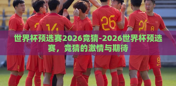 世界杯预选赛2026竞猜-2026世界杯预选赛,竞猜的激情与期待 世界杯预选赛2026竞猜-2026世界杯预选赛,竞猜的激情与期待