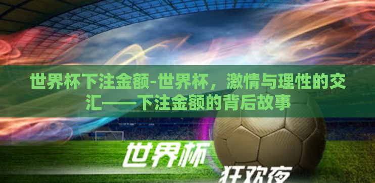 世界杯下注金额-世界杯，激情与理性的交汇——下注金额的背后故事