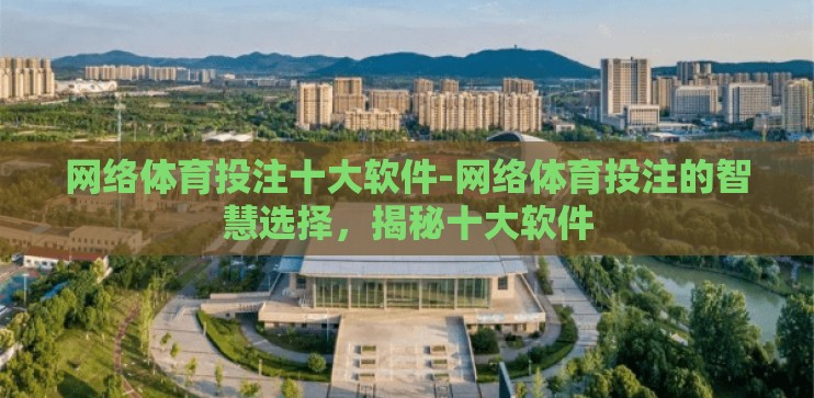 网络体育投注十大软件-网络体育投注的智慧选择，揭秘十大软件