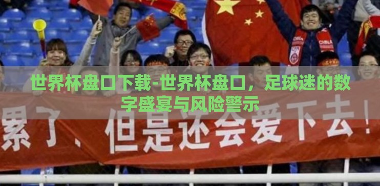 世界杯盘口下载-世界杯盘口，足球迷的数字盛宴与风险警示