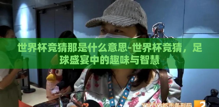 世界杯竞猜那是什么意思-世界杯竞猜，足球盛宴中的趣味与智慧