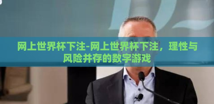 网上世界杯下注-网上世界杯下注，理性与风险并存的数字游戏
