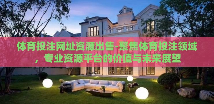 体育投注网址资源出售-聚焦体育投注领域，专业资源平台的价值与未来展望